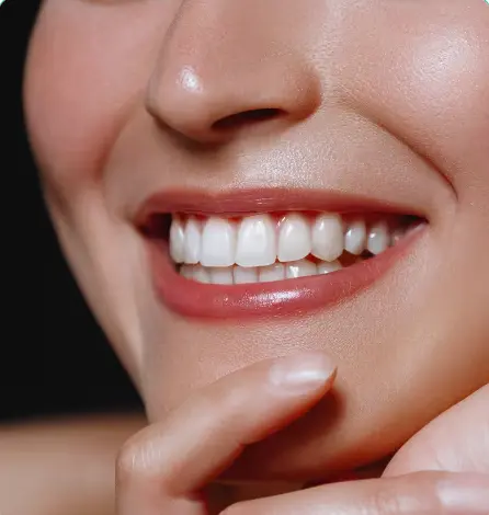 DentalPrime white and strong teeth face